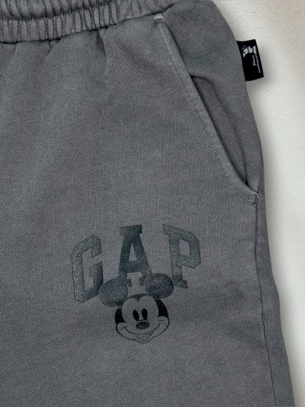 Disney GAP Mickey Mouse Logo Wide-Leg Sweatpants Limited Edition Small